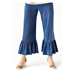 Matilda Jane Blue Big Ruffle Pants Sz.S